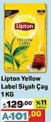 LİPTON YELLOW LABEL SİYAH ÇAY 1KG LİPTON YELLOW LABEL SİYAH ÇAY 1KG